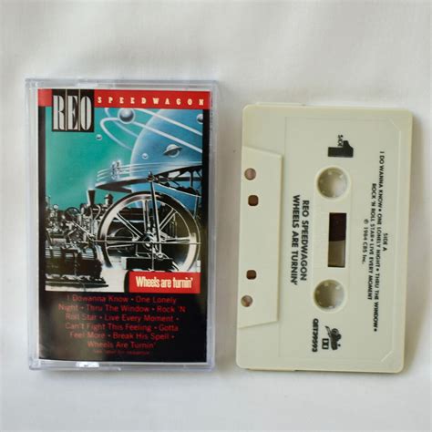 Reo Speedwagon Wheels Are Turnin 1984 Cassette Tape 1980s Etsy