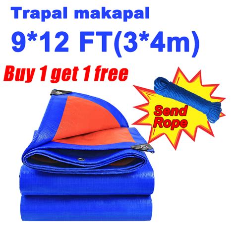 Buy Get Trapal Waterproof Makapal Tent Cover Waterproof Tolda