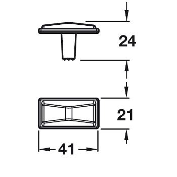 Hafele Shapes Knob KES Distribution