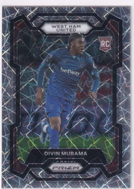 Panini Prizm Premier League Num Ro Divin Mubama Rookie