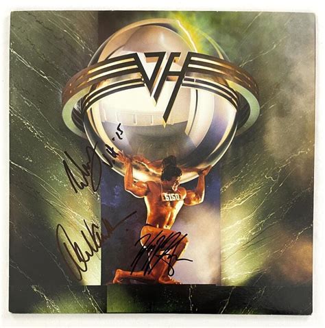 Van Halen Signed Autograph 5150 Album Vinyl Record Eddie Alex