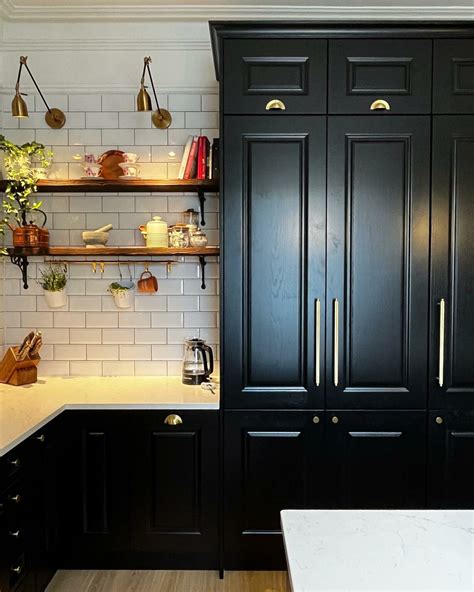 Farmhouse Black Kitchen Cabinets: 53 Fabulous Ideas