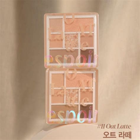 F W Peony Latte Oat Latte Espoir Real Eye Palette