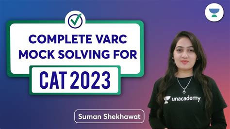 CAT 2023 Complete VARC Mock Solving 02 Suman Shekhawat