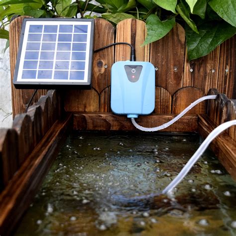 Aliexpress.com : Buy Outdoor Fishing Solar Powered Air Pump Aquarium Emergency Air Pump with ...