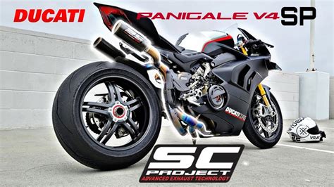 Sc Project Full Titanium Exhaust Ducati V Sp Youtube