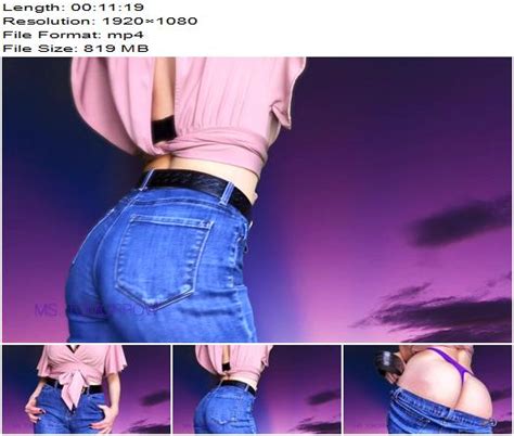 Dommetomorrow Smothered By Milf Jeans Femdom Pov Ass Worship