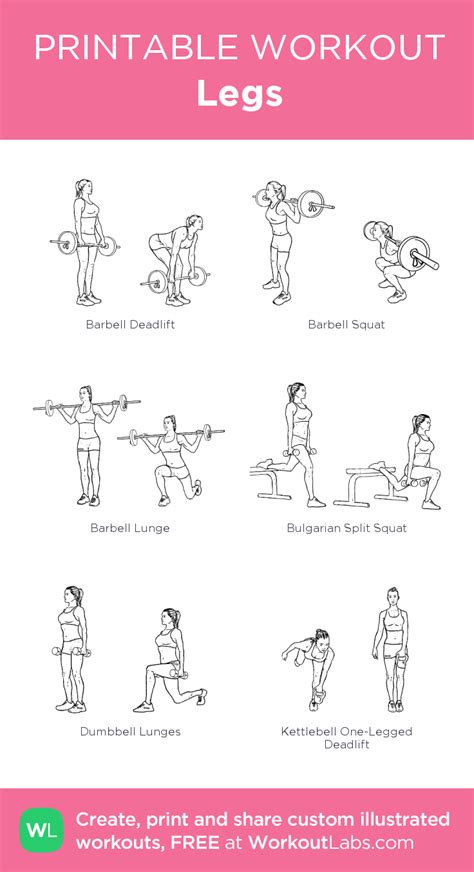 Legs My Visual Workout Created At Workoutlabs Click Through To