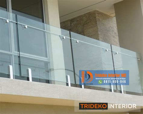 Railing Kaca Frameless 2024 Harga Spesifikasi Terbaru