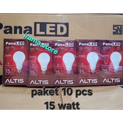 Jual Lampu Led Panaled Altis Watt Lampu Led Bulb Lampu Putih