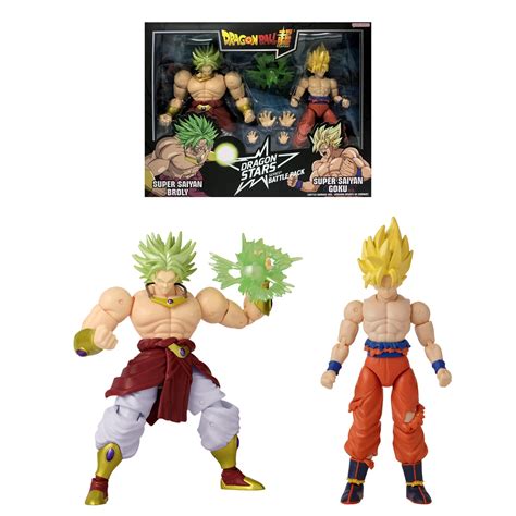 Bandai Dragon Ball Super Saiyan Goku Vs Super Saiyan Broly Action