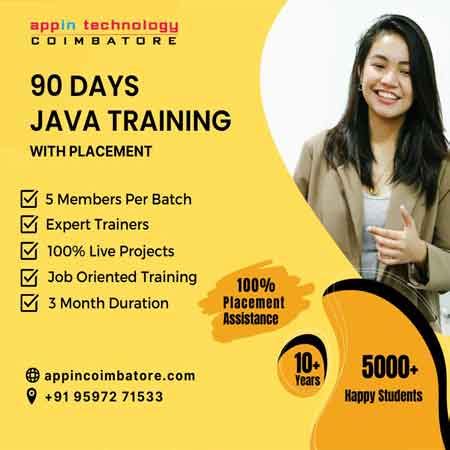 Java Training In Coimbatore Java Course In Coimbatore