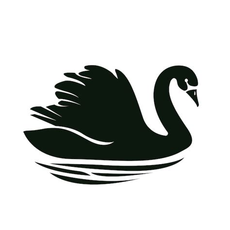 Free Vector Swan Silhouette