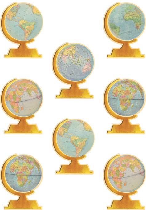 Travel the Map Globes Accents - TCR8641 | Teacher Created Resources