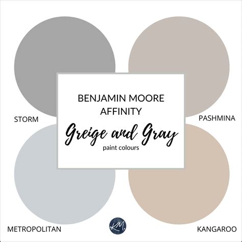 Benjamin Moore Affinity The Best Neutral Beige Greige Gray Paint