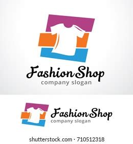 Fashion Shop Logo Template Design Vector Stock Vector (Royalty Free ...