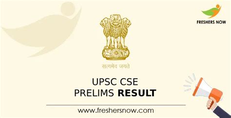 Upsc Cse Prelims Result 2023 Released Cut Off Merit List