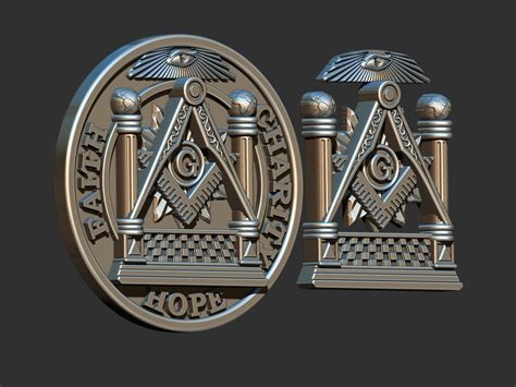 Masonic Tracing Board 3d Model 3d Printable Cgtrader