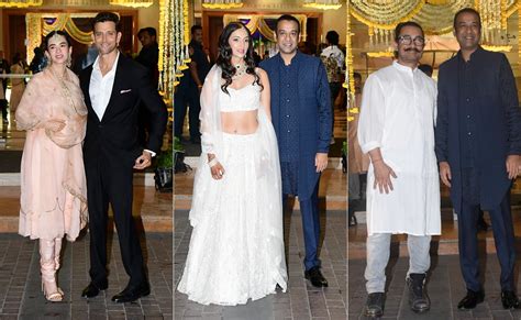 At Madhu Mantena Ira Trivedi S Starry Reception Aamir Khan Hrithik