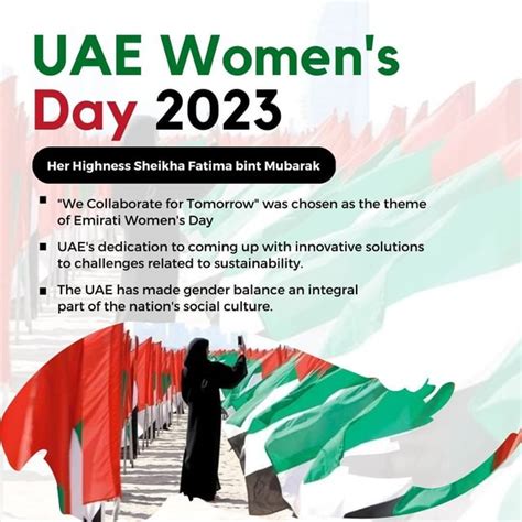 Emirati Womens Day 2023 Theme We Collaborate For Tomorrow Aligns