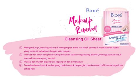 Review Biore Makeup Remover Cleansing Oil Sheet