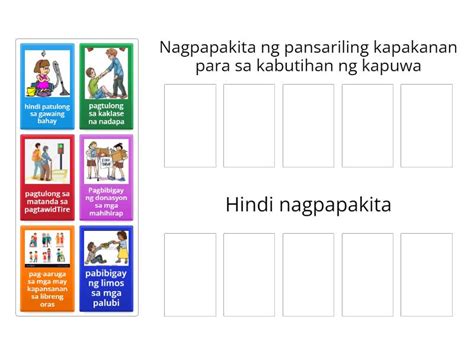 Nagpapakita Ng Pagpapaubaya Ng Pansariling Kapakanan Para Sa Kabutihan