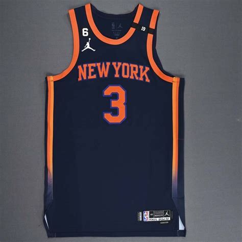 Josh Hart New York Knicks Game Worn Statement Edition Jersey 2023