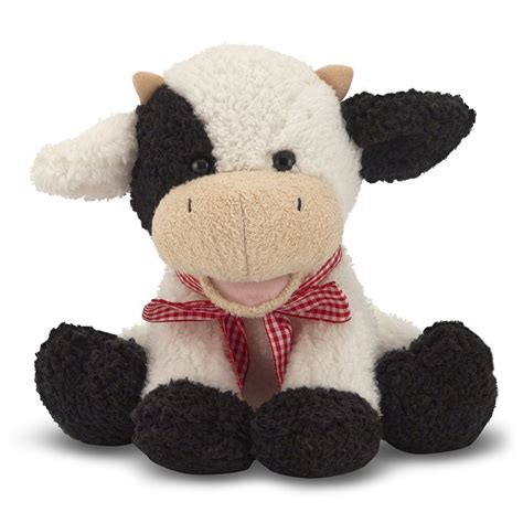 Melissa And Doug Meadow Medley Calf Stuffed Animal Baby Cow With Moo