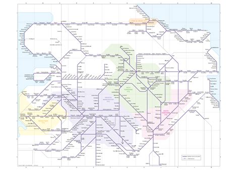 Northern Rail Network Map – Verjaardag Vrouw 2020