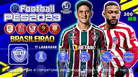 Atualizado Efootball Pes Leve C Brasileir O Europeu Narra O