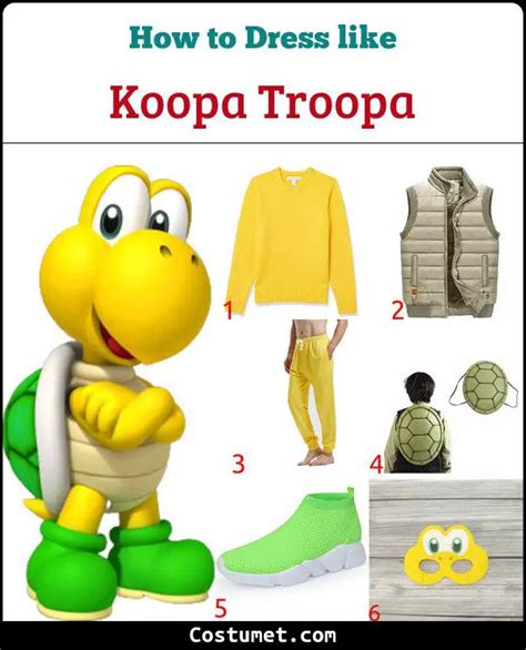 Koopa Troopa Costume from Super Mario for Halloween