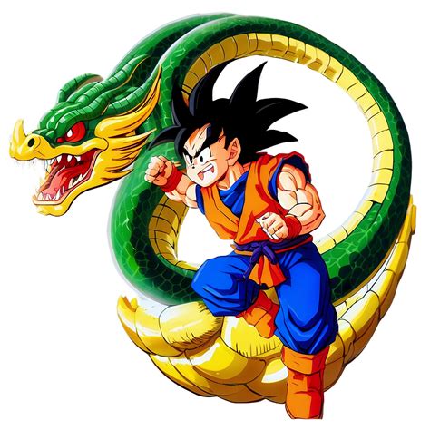 Download Goku Riding Shenron Png 89