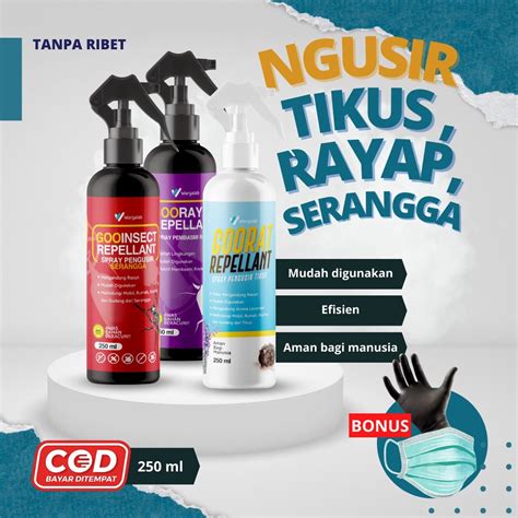 Jual Semprotan Spray Goorat Goorayap Dan Gooinsect Repellant Pengusir