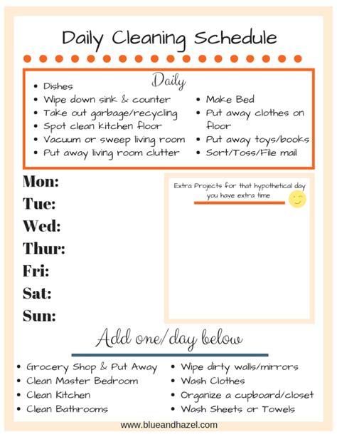 Realistic House Cleaning Schedule For Busy Moms Artofit