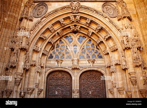 Gothic Cathedral Metropolitan Church San Salvador De Oviedo Asturias