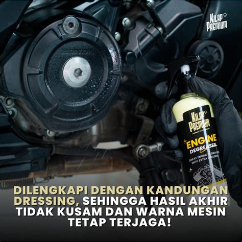 Jual Engine Degreaser Kilap Premium Cairan Pembersih Mesin Motor