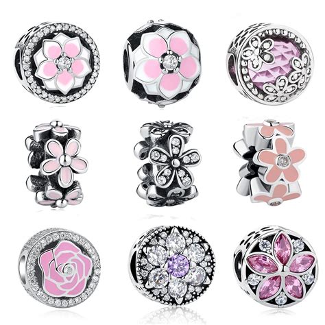 Aliexpress Buy New Spring Flower Collection Charm Beads Fit