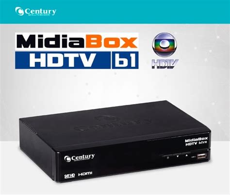 Receptor Century Midiabox Hdtv B1 Sat Hd Regional Rbs Tv R 268