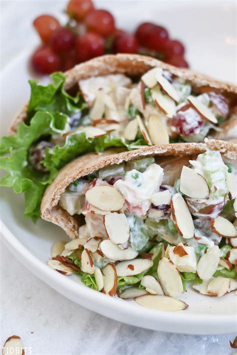 Healthy Chicken Salad Recipe With Yogurt Dressing Tidbits