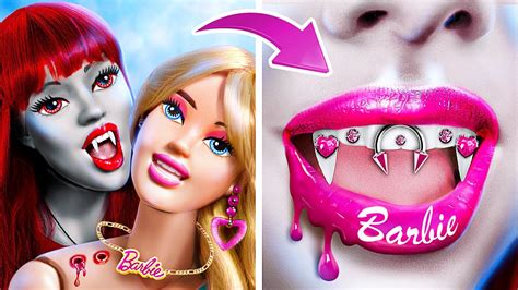 La Poupée Barbie Veut Devenir Un Vampire Relooking Avec Des Astuces