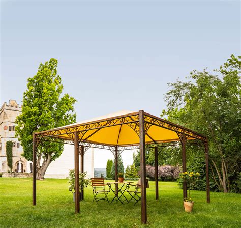 Gazebo Quadrato 4x4 Palermo Robusto Ed Elegante ELEO