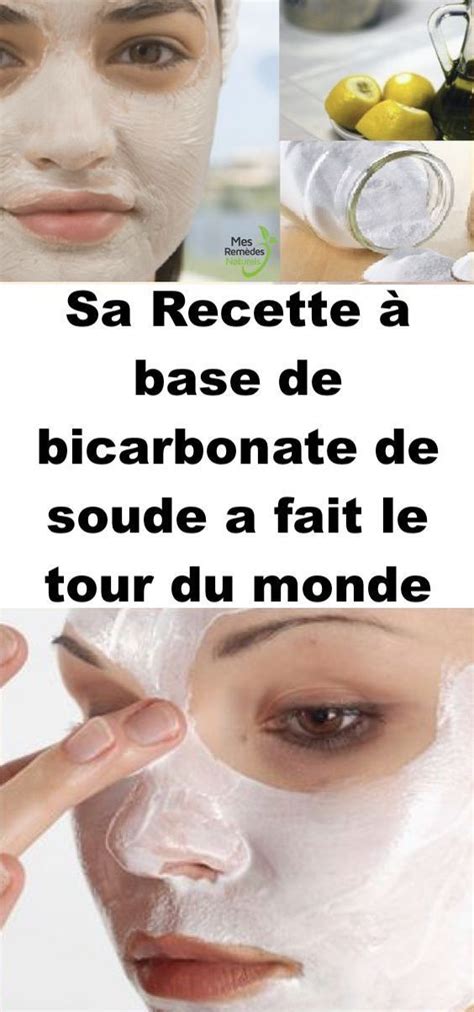 Masque De Bicarbonate De Soude Et De Vinaigre De Cidre Pour Liminer