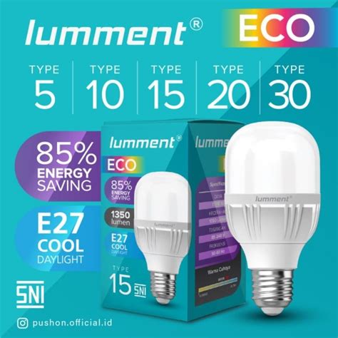 Jual Lumment Eco Lampu Led Bulb 5w 10w 15w 20w 30w Bohlam SNI Super