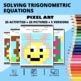 Easter Solving Trigonometric Equations Pixel Art Activity By Qwizy