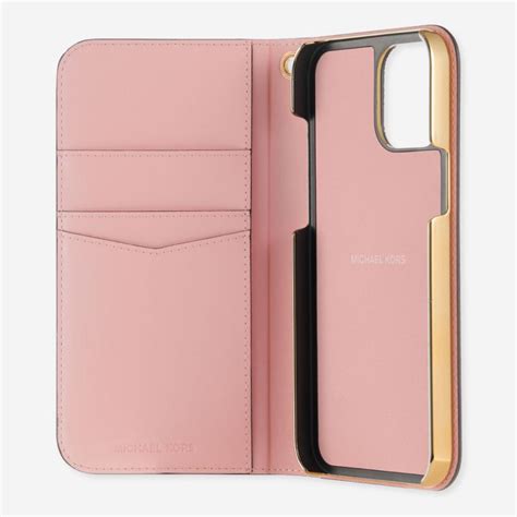 MICHAEL KORS iPhone11 Pro Max 手帳型ケース カード収納 3枚 Folio Case 2 Tone with