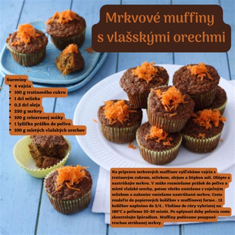 Mrkvove Muffiny S Vlasskymi Orechmi Prispevok Na Instagram Stvorcovy