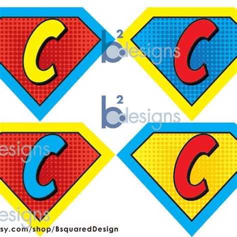 Superhero Symbols Printable - Etsy