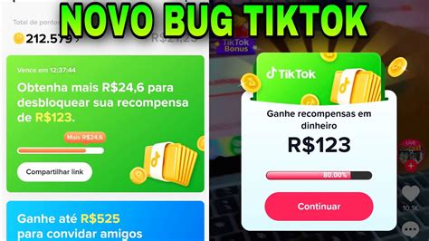 BUG TIKTOK NOVA PROMOÇÃO VERDINHA GANHE R 13 00 REAIS NO PIX BUG TIKTOK