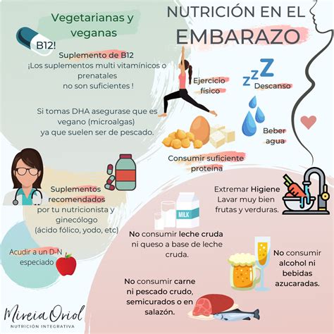 Infografia Nutrientes Necesarios Durante El Embarazo Alimentacion