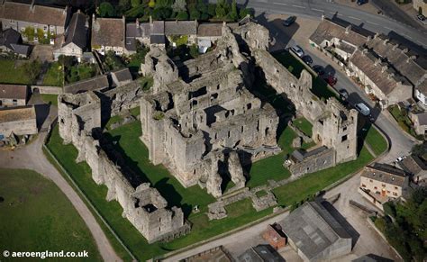 Aeroengland Middleham Castle Aerial Photograph